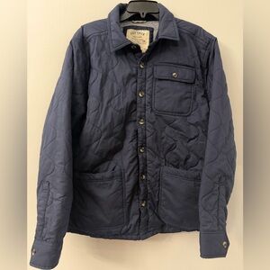 Fat Face Quilted Jacket  Outdoor Blue Mens large